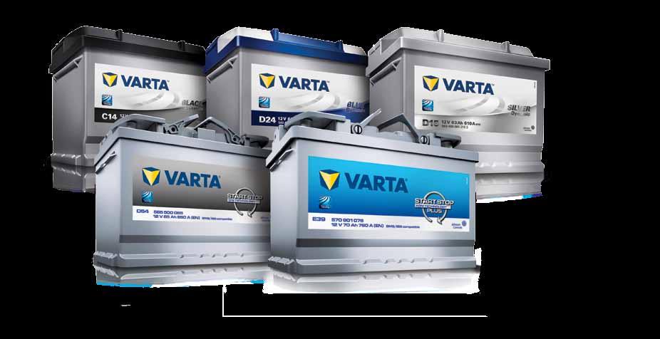VARTA Start-Stop (VSSP). Cómo y dónde encontrar la batería VARTA adecuada En nuestra página web www.varta-automotive.
