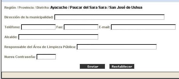 Observación 1: Cuando se ingresa con la clave aparece el formulario donde solicita crear un usuario e ingresar los datos de información