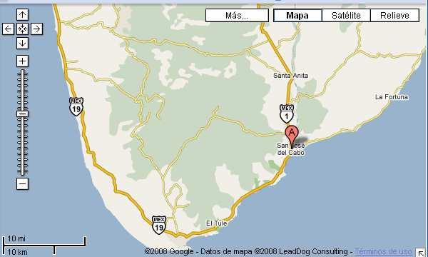 Localización El inmueble se ubica a 2 kilómetros al noreste de la cabecera municipal en San José del Cabo, B. C. S. Acceso principal: A 1.