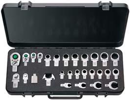 en sólidas cajas sintéticas ABS, 8 piezas Contenido: 8 herramientas acoplables de boca TOX, J 9x2mm, No 732TX/0: tño. E6; E8; E0; E2 J 4 x 8 mm, No 732TX/0: tño.