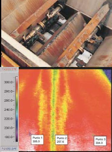 Mezcladora de la pavimentadora Termografía mezcladora de la pavimentadora Figura 2 Mezcladora de la pavimentadota, tomado ref (2) Figura 3.