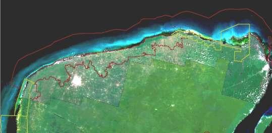 Delimitación de los Corredores Costa Norte de Yucatán Corredores