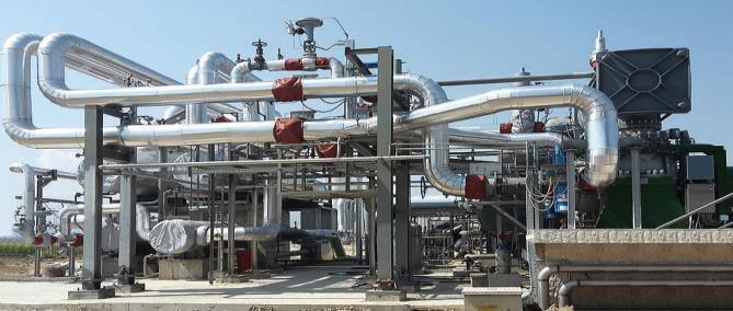 AKGA: Planta binaria en operación en Turquía Planta de baja entalpia construida por la sociedad italiana EXERGY - 4 MW de