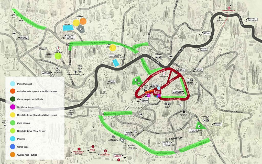 MAPA TFM VILADRAU Puedes descargarte el mapa ampliado en la sección Carreras > Mapa TFM 2017 Viladrau de nuestra web.