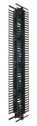 1 PRV8 Administrador vertical PatchRunner, para cable al frente y atrás, 8". 1 PRD8 Puerta doble abisagrada PatchRunner de 8" (203mm) para 84" de altura.