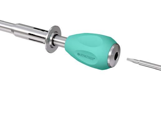 Introducción del implante Acople el soporte para guía a la guía tirando de la pieza exterior del