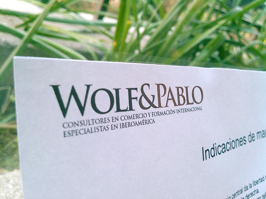 Wolf&Pablo Somos proveedores de servicios integrales a empresas e instituciones Reducir los costos para abrir oportunidades comerciales e invertir en Chile.