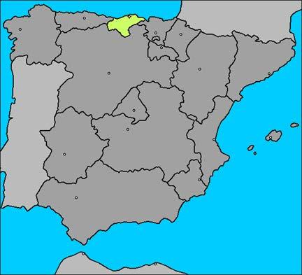 PRESENTACIÓN La comunidad autónoma de Cantabria es uniprovincial, situada en el centro de la Cornisa Cantábrica al norte de