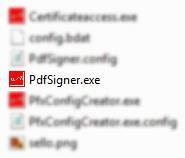 Antes de comenzar Asegúrese haber ejecutado primero el archivo llamado PfxConfigCreator dentro del folder de herramientas. Ademas, de que su firma digital DEBE estar al dia.