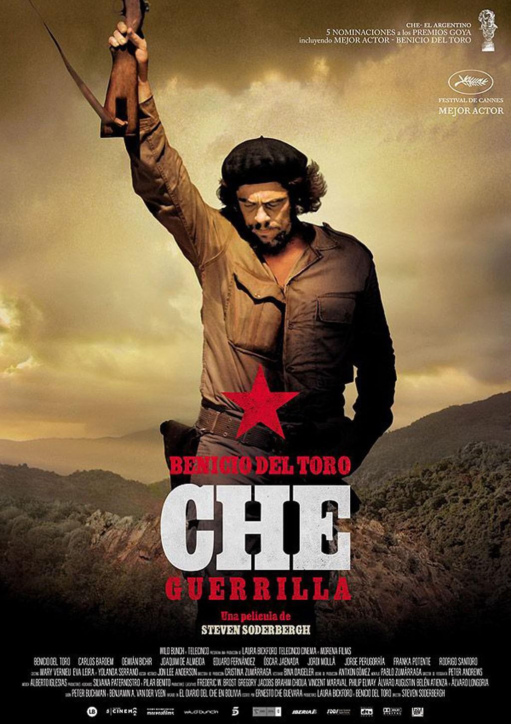 GRUPO 2: Trailer Che, el argentino y cartel de la pelí cula, Che, guerrillero, Steven Soderbergh Completa : Presenta los documentos y precisa el contexto histórico : Apunta en el vídeo las palabras