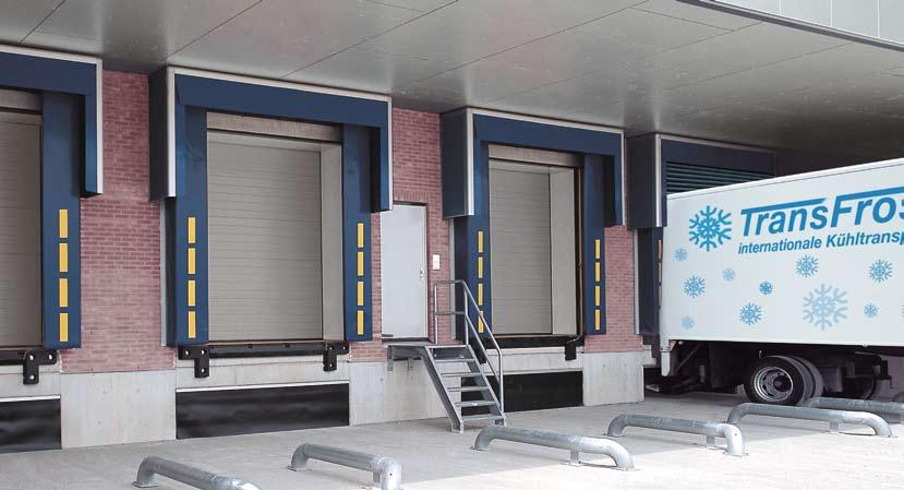 DPU La puerta de ahorro energético con aislamiento térmico doble para la logística de productos frescos La protección térmica reduce los costes operativos Perfil de dintel de PVC