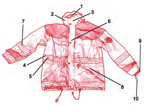 Traje de Intervención (Chaquetón y cubrepantalón) Para saber el nivel de protección que ofrece la ropa de intervención se debe tener en cuenta el vestuario que llevamos bajo el equipo de