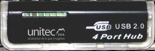 Varios Varios MULTIPUERTO USB 4PORT UNITEC REF HB-15 Cod: 11701 PROTECTOR