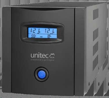 conectado) Tiempo de recarga: 5 horas hasta el 90% después de la descarga total UPS Potencia: 400VA entrada, 200W a la salida. Factor de potencia 0,5 a la salida.