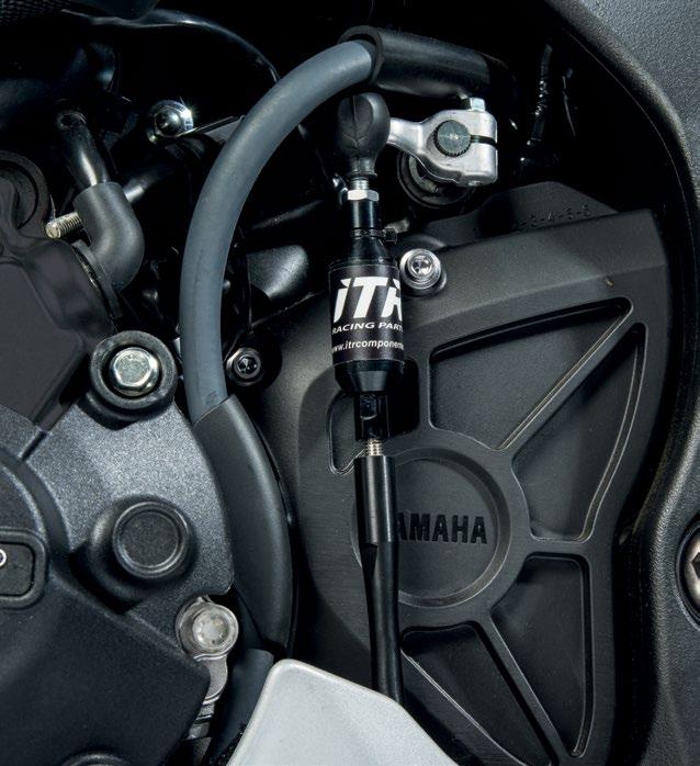 ITR quick shifter allows the pilot shift up the gear without modifiying the throttle position neither touching the clutch.