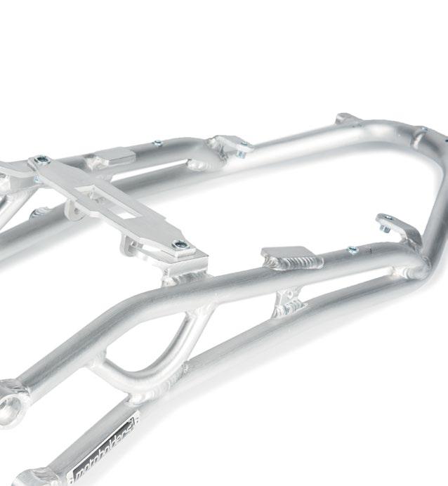 Arañas y subchasis aluminio Aluminium subframes and fairing supports Su-châssis et support de compteur de vitesse en aluminium ES.