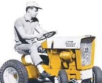 1 er Tractor de jardín con transmisión hidrostática en el mundo 1972 Debut de los tractores cortacésped Cub Cadet 1985 El