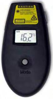 Termómetro infrarrojo para medidas a distancia, de bajo coste Distancia objetivo 6:1 Escala -33.0...250.