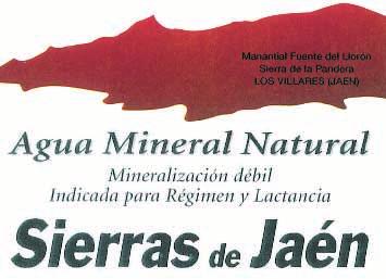 Sierras de Jaén Jaén Término Municipal: Los Villares Núcleo de población: Los Villares Coordenada X U.T.M.: 9375 Coordenada Y U.T.M.: 16755 Huso / Sector U.T.M.: 3/S Nº captaciones / turaleza: 1/Manantial Fecha de declaración: 3/7/1991 Datos de producción Producción en 1997: 37.
