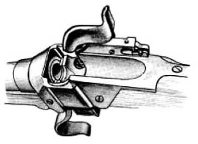Mecanismo de cerrojo: Tiene por función introducir en la recámara el cartucho, cerrar ésta y habilitar de esta forma el arma para el disparo.