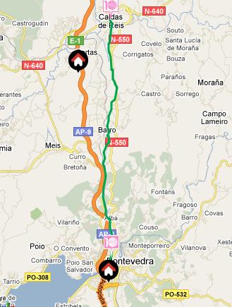 MIÉRCOLES, 3 DE SEPTIEMBRE DE 2014 ETAPA 4/6 Pontevedra - Caldas de Reis. Distancia : 23 km. Dificultad: media.