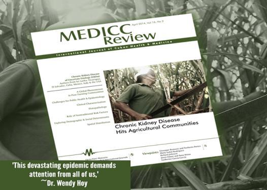 PUBLICACIONES 1. Orantes CM, et al. Chronic Kidney Disease and Associated Risk Factors in the Bajo Lempa Region of El Salvador: Nefrolempa Study, 2009. MEDICC Rev. 2011;13(4):14 22. http://www.ncbi.