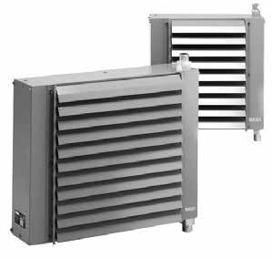 Emisores disipadores aerotérmicos unitermos Para instalaciones de calefacción por agua caliente, agua sobrecalentada, con proyección forzada de aire caliente.