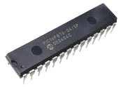 3.2. Etapa controladora. Como hemos comentado anteriormente, el microcontrolador utilizado es el PIC 16F876A de Microchip (Figura 4).