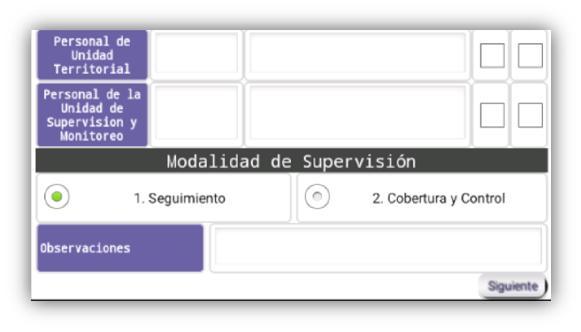 (Figura 10b) Carátula de la Ficha de Supervisión de Productos A continuación, el usuario deberá llenar los campos correspondientes a los datos de la identificación del colegio.