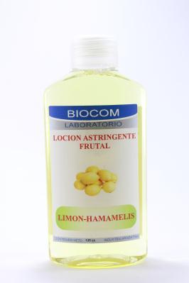 Loción Astringente Limón Características: Loción alcohólica evanescente. Beneficios: Ideal para pieles grasas, mixtas o seborreicas.