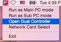 3 Busque Dual Controller en Spotlight. Modo de uso Las instrucciones para ejecutar Dual Controller en Mac son las mismas que para ejecutar Dual Controller en Windows.