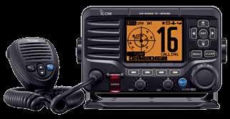 Radios Móviles Marinos VHF IC-M324/ 324G Radio Marino de Máximo Rendimiento 25 W Compatible con GPS Aprobado por la FCC Fabricado en Ambiente ISO 9001:2008 3 Años de Garantía SUMERGIBLE IPX7 GPS