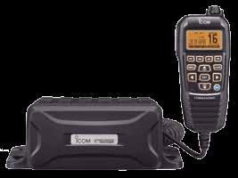Radios Móviles Marinos VHF IC-M604A Radio Marino de Altas Especificaciones 25 W Compatible con GPS DSC Clase D Fabricado en Ambiente ISO 9001:2008 Aprobado por la FCC 3 Años de Garantía SUMERGIBLE