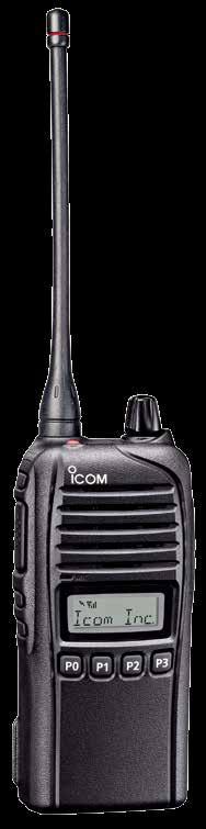 Radios Portátiles Digitales IC-F3230/ 4230/ DS Extendiendo el Alcance de las Comunicaciones 5 W (VHF) 4 W (UHF) 128 Canales Digital NXDN 6.