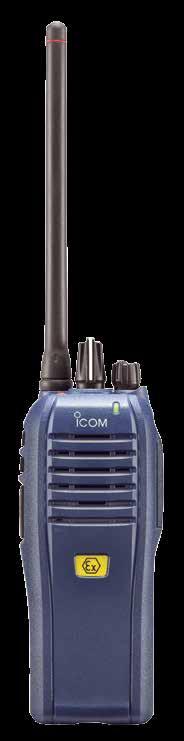 Radios Portátiles Digitales IC-F3201DEX/ 4201DEX Radio Digital Fabricado Especialmente para Ambientes Explosivos 1 W VHF / UHF 16 Canales Digital NXDN 6.