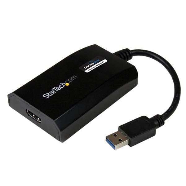 Adaptador Gráfico Externo Multi Monitor USB 3.0 a HDMI HD Certificado DisplayLink para Mac y PC Product ID: USB32HDPRO El adaptador USB 3.
