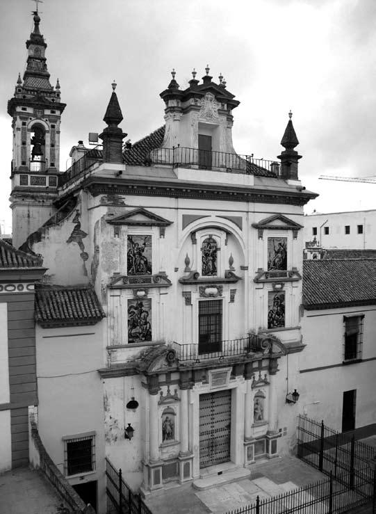 La fachada de la Iglesia de San Jorge del Hospital de la Santa Caridad de Sevilla Fig. 4. Esteban Sánchez Falconete?