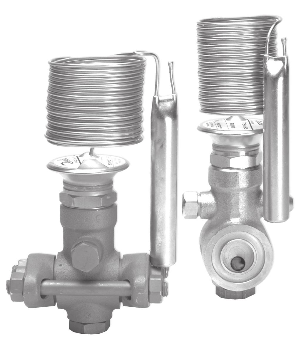 Introducción Las válvulas de expansión termostáticas regulan la inyección de refrigerante líquido en los evaporadores. La inyección se controla en función del recalentamiento del refrigerante.