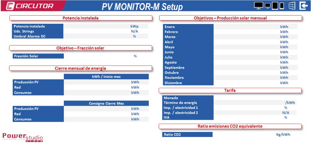 :Widget indicadores de radiación y temperatura (PV-Monitor-M). 6.2.