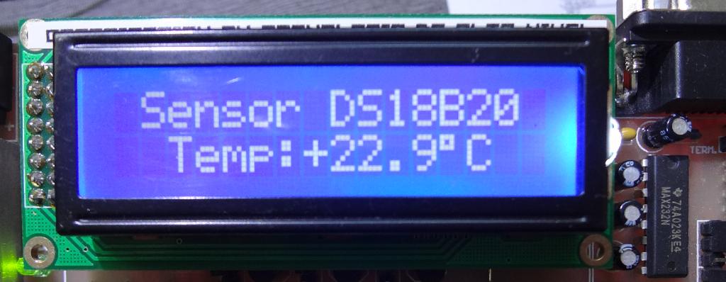 Resultados obtenidos al ejecutar el código de ejemplo para el sensor DS18B20. En ocasiones puede ser necesario necesitar leer el código ROM de los sensores.