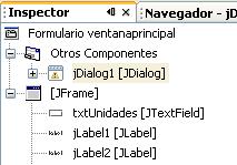 9. Para añadir un cuadro de diálogo al proyecto, se tiene que añadir un objeto del tipo JDialog sobre el JFrame. 10.