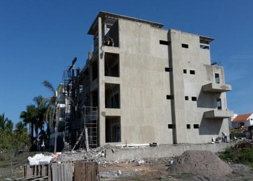 OBRAS EN PROCESO : JERN S.A. DE C.V. PROYECTO: Construcción de la estructura concreto acero para cuarta etapa de edificio condominal de 4 niveles denominado Torre Lagos.