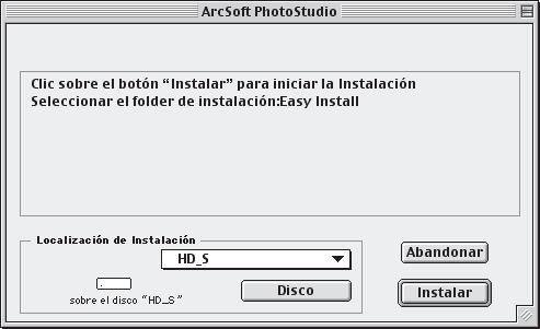 Si se visualiza su ventana, haga doble clic en el icono del CD-ROM, y después en el icono de configuración.