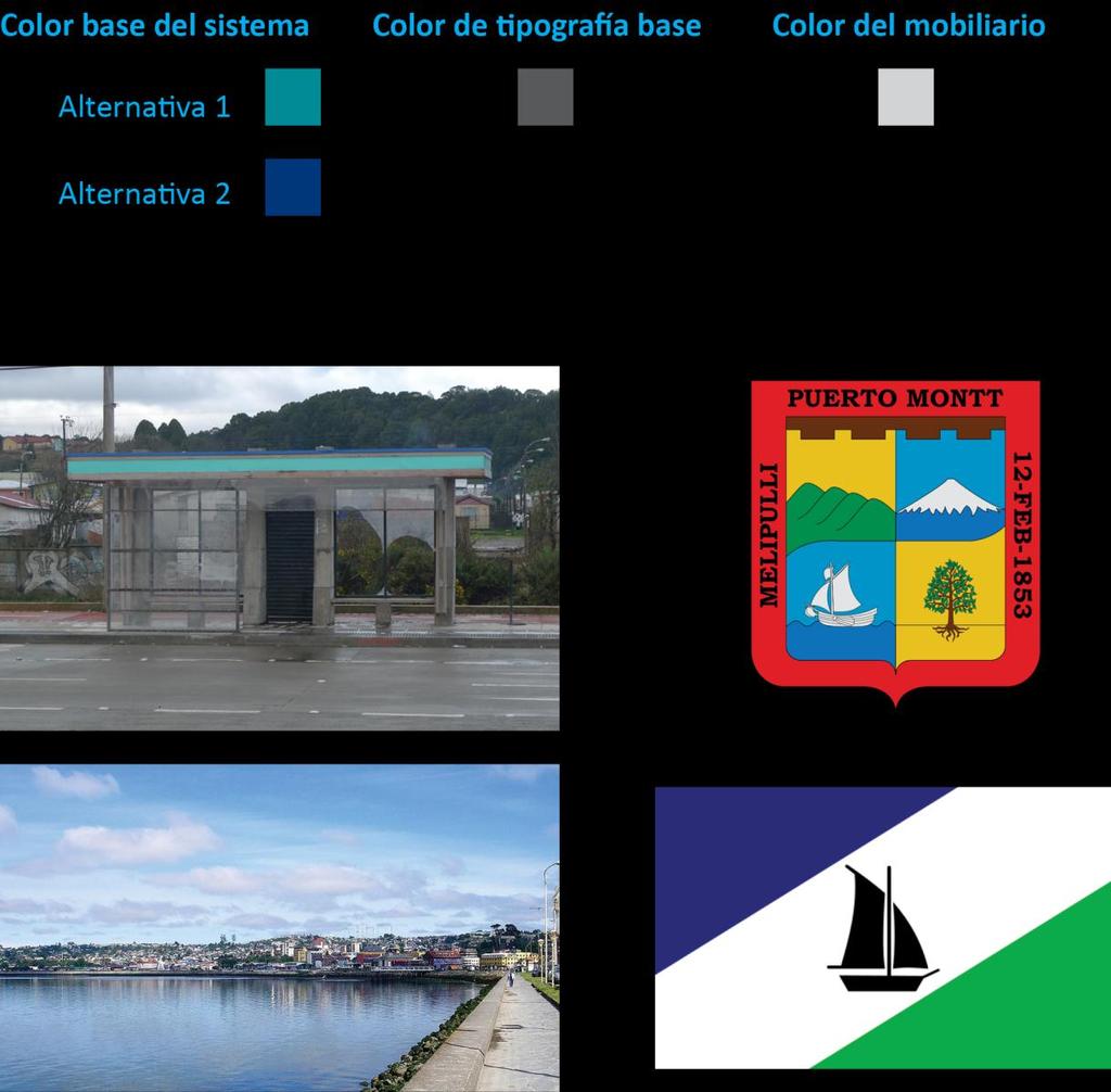El segundo color propuesto es tomado de otro referente existente en la bandera de la ciudad, un azul oscuro,