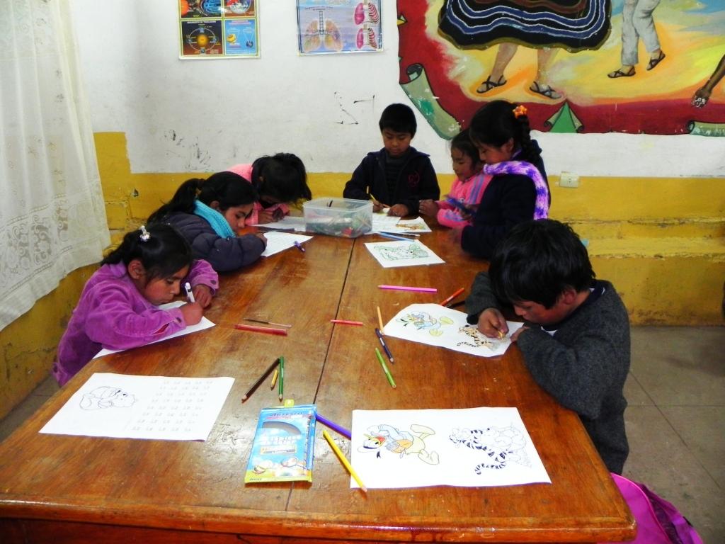 2. Breve resumen de la ejecución del proyecto hasta la fecha La biblioteca kallpanchis atiende a niños y jóvenes en edad escolar de lunes a viernes en dos horarios MAÑANA y TARDE, los niños asisten