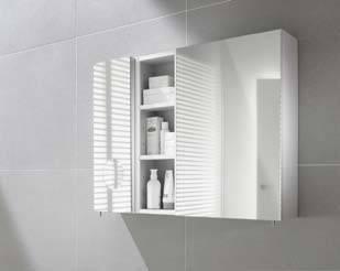 Combina, crea y adapta a tu necesidad Los espejo-armarios Luna se pueden combinar entre sí dando solución a cualquier necesidad del espacio de baño.