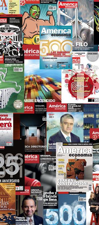 Revista La revista AméricaEconomía celebró su 30 aniversario en 2016.