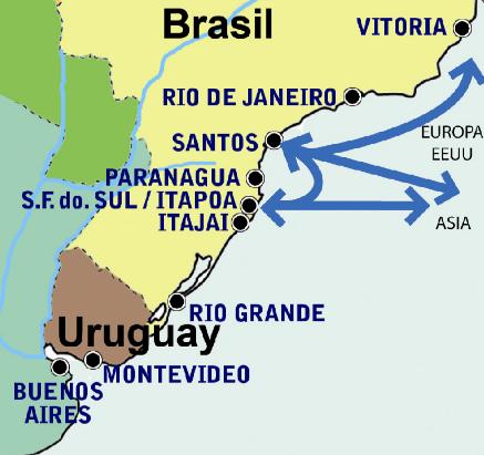 Crecimiento importante de los puertos del Río Paraná.