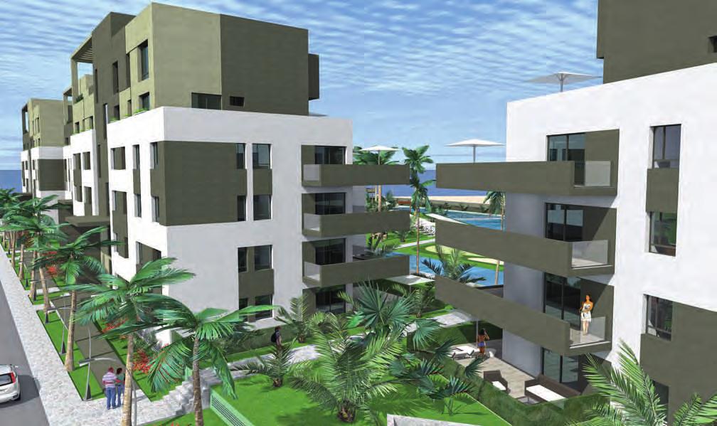 LA URBANIZACIÓN La urbanización de OCEAN HOMES está formada por un conjunto de 3 edificios especialmente diseñados para que todos los apartamentos disfruten desde sus amplias terrazas de unas