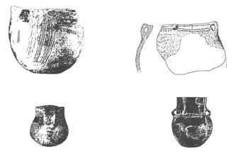 Los vasos realizados así se llaman carenados, aunque no es frecuente que aparezcan en el Neolítico.